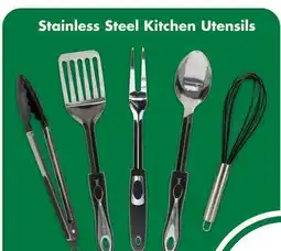 Dollar Tree Stainless Steel Kitchen Utensils offer