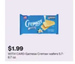 CVS Gamesa Cremax wafers 5.7- 6.7 oz offer