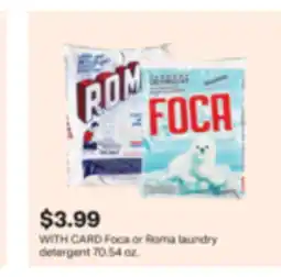 CVS Foca or Roma laundry detergent 70.54 oz offer