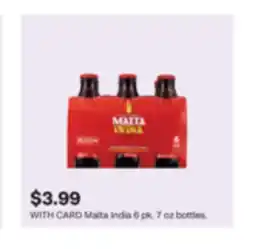 CVS Malta India 6 pk. 7 oz bottles offer