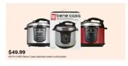 CVS Bene Casa stainless steel multicooker offer