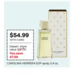 CVS CAROLINA HERRERA EDP spray 3.4 oz offer