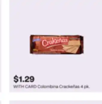 CVS Colombina Crackeñas 4 pk offer
