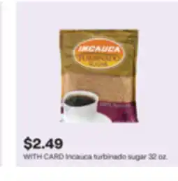 CVS Incauca turbinado sugar offer