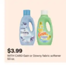 CVS Gain or Downy fabric softener 50 oz offer