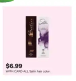 CVS ALL Satin hair color offer