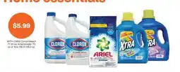 CVS Clorox bleach 77-81 oz, Ariel powder 70 oz or Xtra 136.4-139.2 oz offer