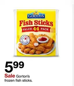 Target Gorton's frozen fish sticks offer