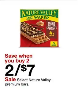 Target Select Nature Valley premium bars offer