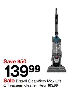 Target Bissell CleanView Max Lift Off vacuum cleaner offer