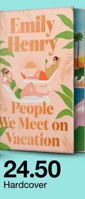 Target Emily Henry People We Meet on Vacation Hardcover offer