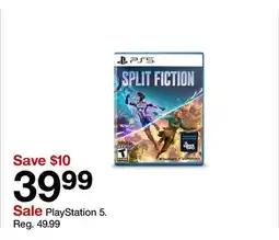 Target Split Fiction PlayStation 5 offer