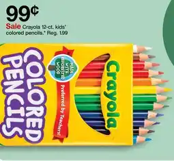 Target Crayola 12-ct. kids' colored pencils offer