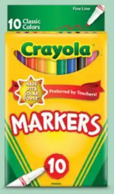 Target Crayola 10-ct. Fine Markers offer