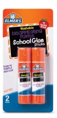 Target Elmer's 2-ct. purple glue sticks offer