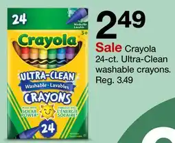 Target Crayola 24-ct. Ultra-Clean washable crayons offer