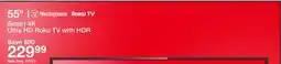 Target Smart 4K Ultra HD Roku TV offer