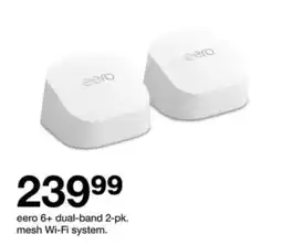 Target eero 6+ dual-band 2-pk. mesh Wi-Fi system offer