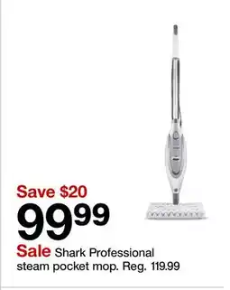 Target Shark Professional steam pocket mop offer