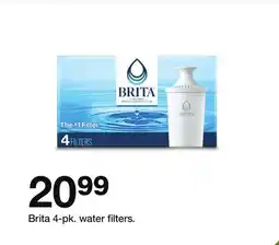 Target Brita 4-pk. water filters offer