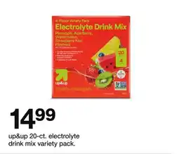 Target up & up 20-ct. electrolyte drink mix variety pack offer