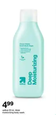 Target up&up 22-oz. deep moisturizing body wash offer