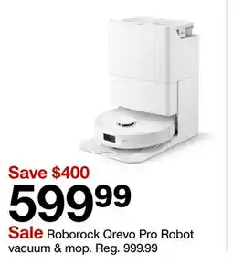 Target Roborock Qrevo Pro Robot vacuum & mop offer