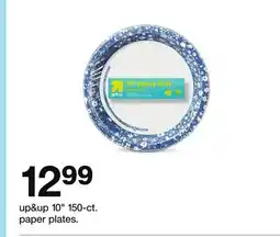 Target up & up 10 150 - ct. paper plates offer