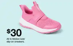 Target All In Motion kids' slip-on sneakers offer