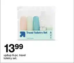 Target up&up 8-pc. travel toiletry set offer