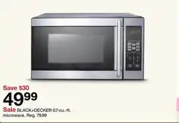 Target BLACK+DECKER 0.7-cu.-ft. microwave offer