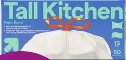 Target 50-ct. UltraStretch 13-gallon trash bags offer