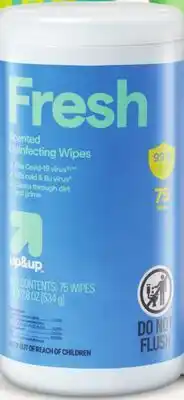 Target up&up 75-ct. disinfecting wipes offer