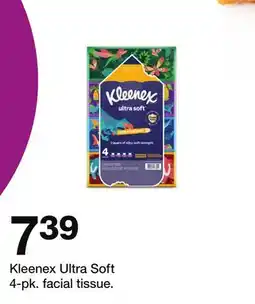 Target Kleenex Ultra Soft 4-pk. facial tissue offer