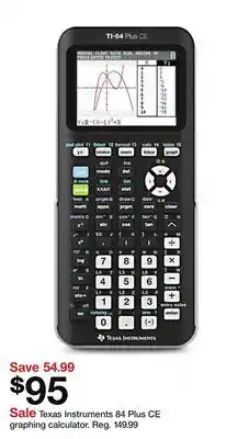 Target Texas Instruments 84 Plus CE graphing calculator offer