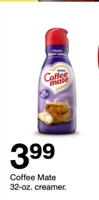 Target Coffee Mate 32-oz. creamer offer