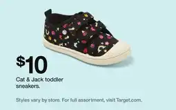 Target Cat & Jack toddler sneakers offer