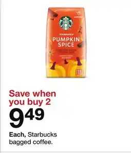 Target Starbucks bagged coffee offer