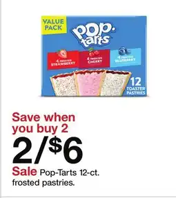 Target Pop-Tarts 12-ct. frosted pastries offer