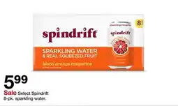 Target Select Spindrift 8 pk. sparkling water offer