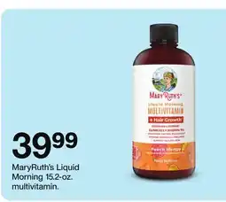 Target MaryRuth's Liquid Morning 15.2-oz. multivitamin offer