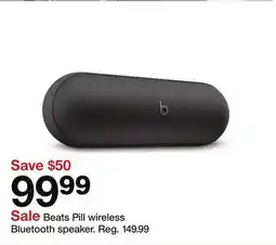 Target Beats Pill wireless Bluetooth speaker offer