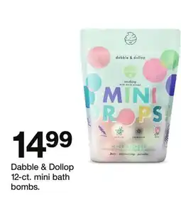 Target Dabble & Dollop 12-ct. mini bath bombs offer