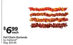 Michaels Fall Chain Garlands by Ashland offer