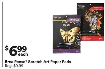 Michaels Brea Reese Scratch Art Paper Pads offer
