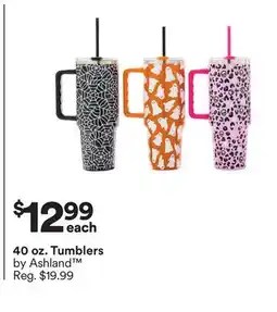 Michaels 40 oz. Tumblers by Ashland offer