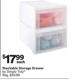 Stackable Storage Drawer by Simply Tidy