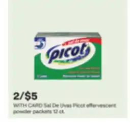 CVS Sal De Uvas Picot effervescent powder packets 12 ct offer