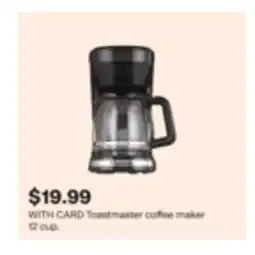 CVS Toastmaster coffee maker offer
