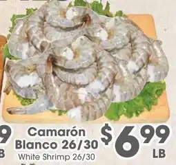 Arteagas Food Center White Shrimp offer